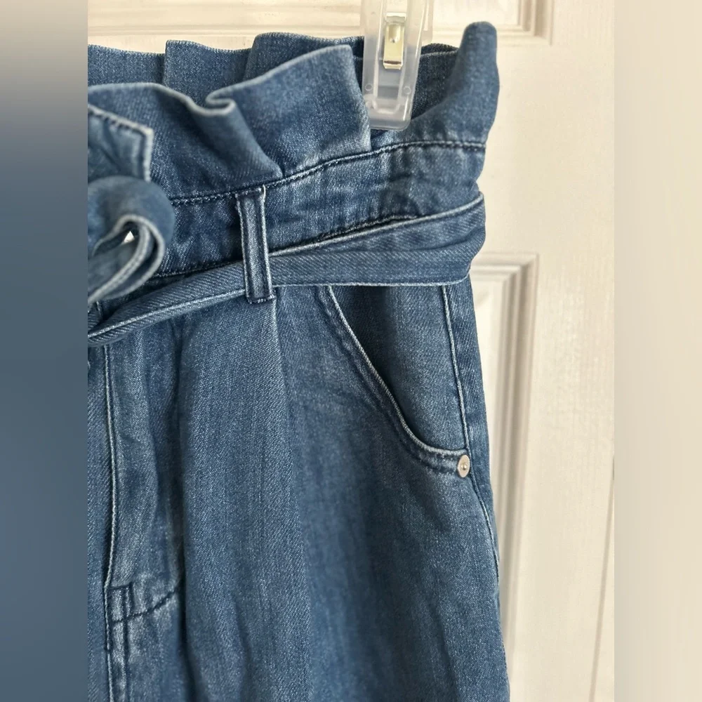 ✌️4 for $20✌️ Frank & Oak Linda balloon in dark wash - Picture 3 of 10